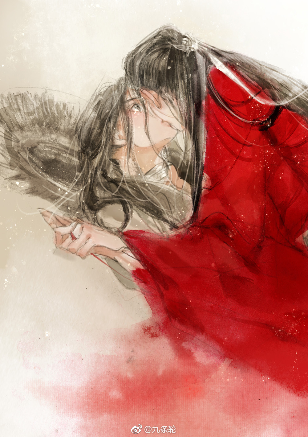 画师@九条轮 天官赐福 花城 谢怜