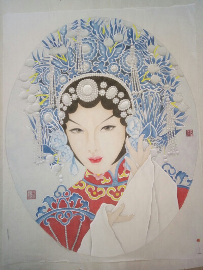 戏子手绘