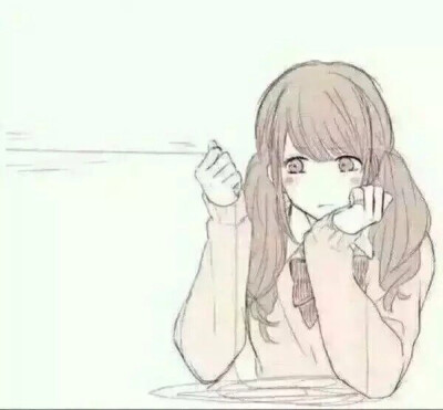 情侣头像@比心