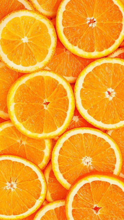 夏日壁纸,橙子