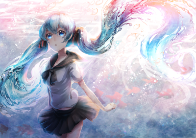 日站搜集-动漫美少女高清画集【新浪微博:高清无水印iphone萌壁纸