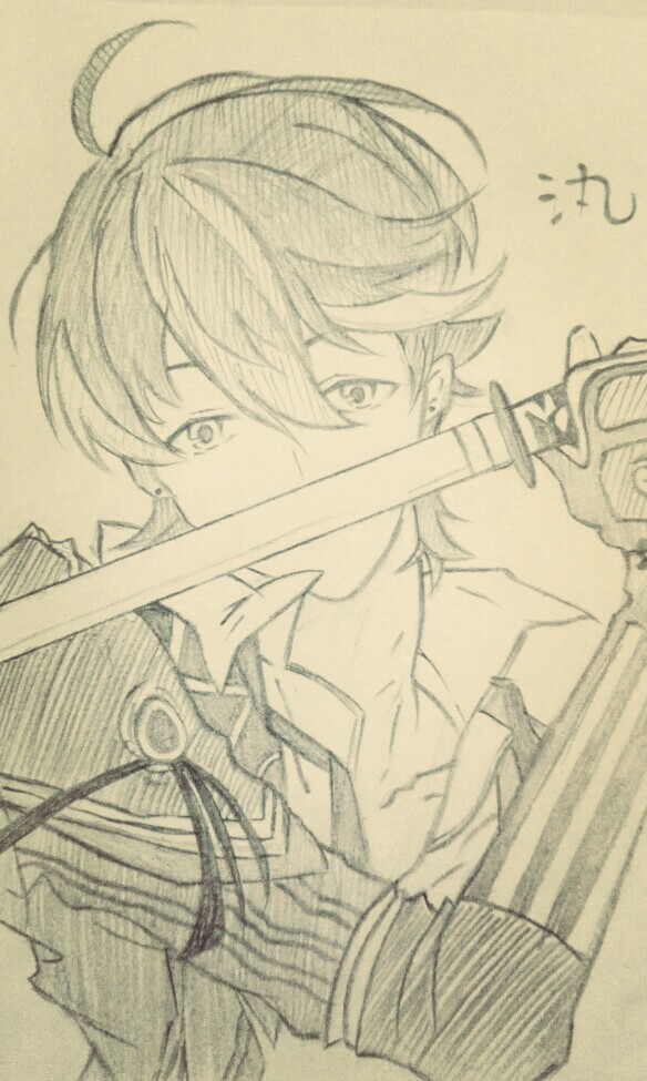 【心虚】本命堀川酱的大佬们,裹眉呐噻#刀剑乱舞#堀川国广#手绘