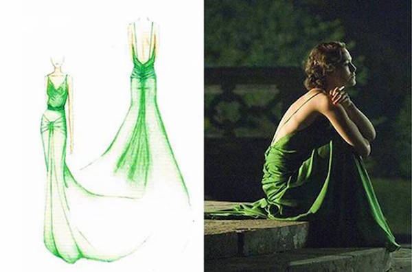 电影《赎罪》中的这条露背绿裙子,是无数女生梦中的完美礼裙