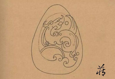 玉雕手稿图古代图片