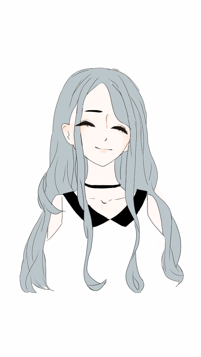 十一的手绘女生头像or背景.