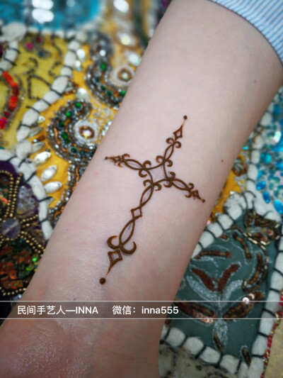 海娜手绘 印度海娜 henna 汉娜 曼海蒂