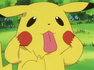 37 皮卡丘神鬼脸 第一次见到弄鬼脸还要用脚的