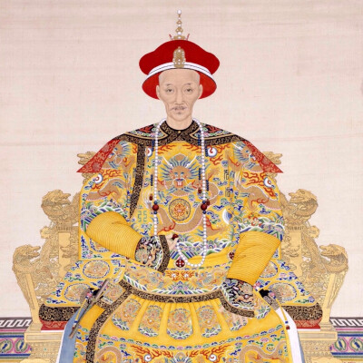 清朝皇帝衮服图片
