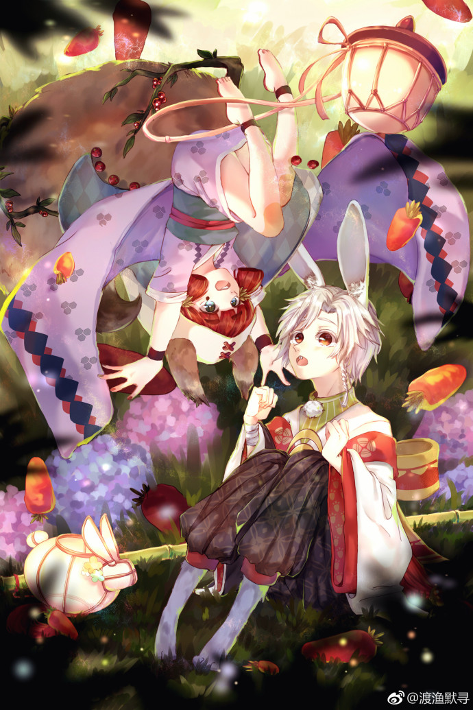 阴阳师②~#阴阳师#兔丸,小松丸