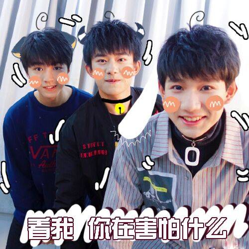 tfboys三人表情包图片