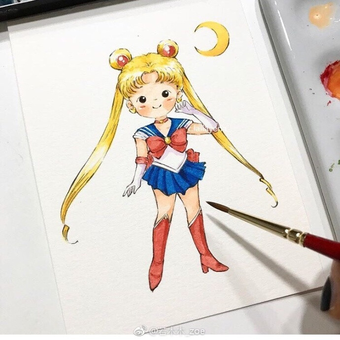 morning 作者| ins:lallayena#马克笔教程##木木画画##手绘是一种信仰
