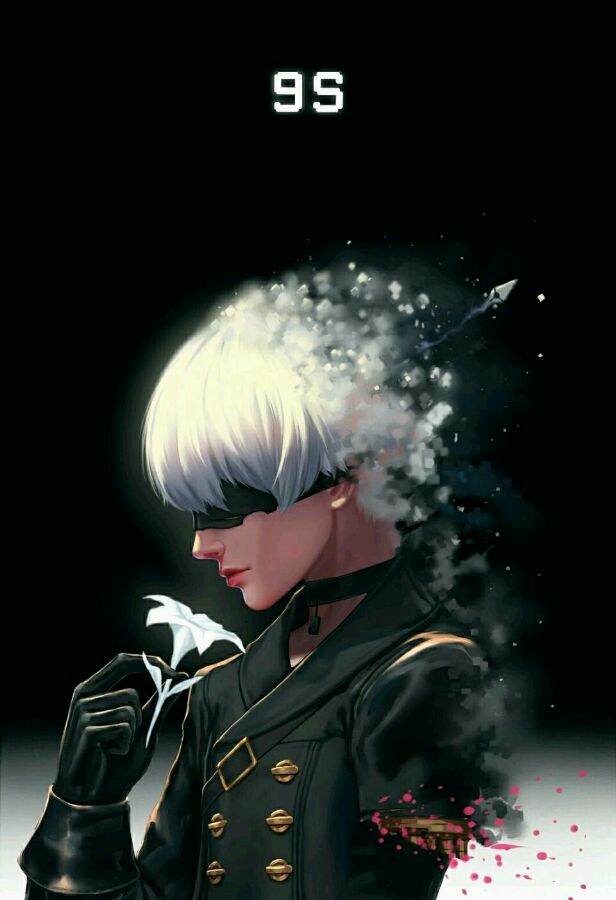 情侣头像 蒙眼尼尔机械纪元 9s 2b