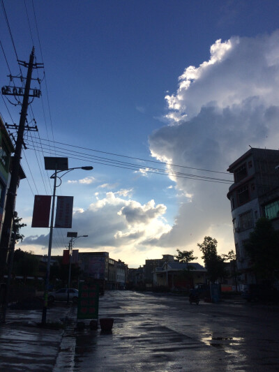 雨后天空