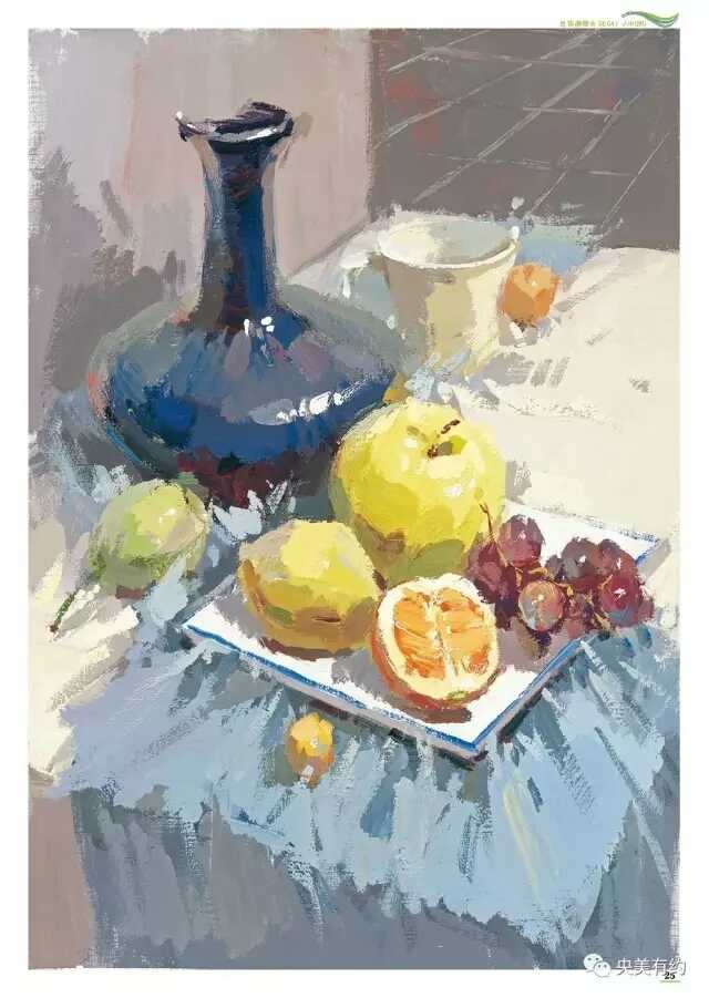 水粉静物