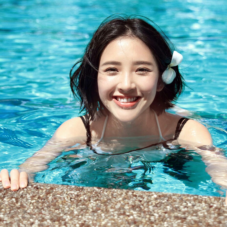 笑容 唐艺昕的笑容是" 初夏的阳光搅拌樱桃酱的味道"