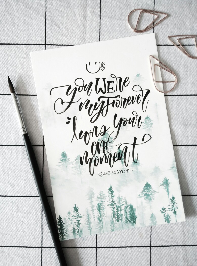 brushlettering手写英文艺术设计手写英文