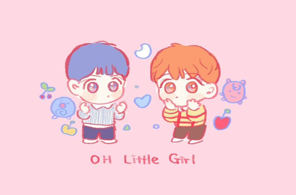 q版裴珍映朴志训wannaone狼昏