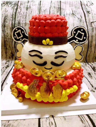 造型财神爷蛋糕
