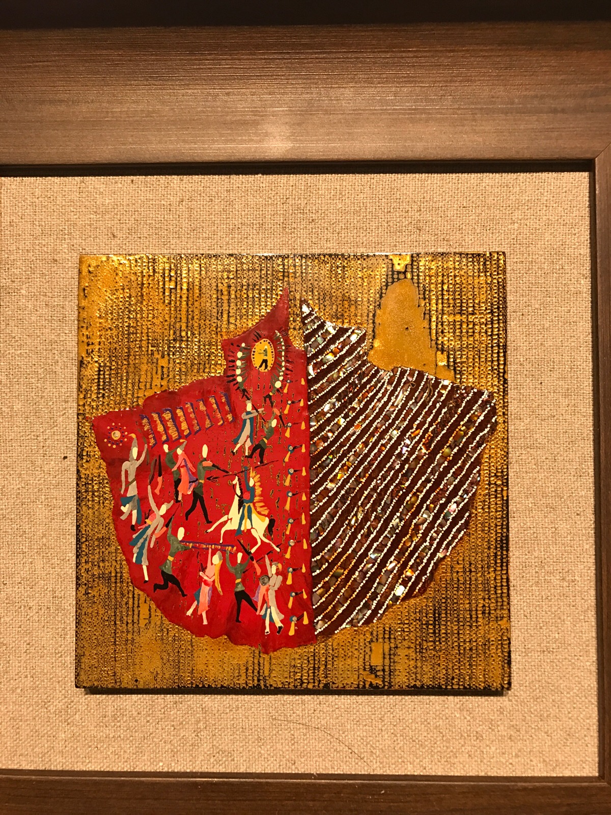 明园美术馆小幅漆画展