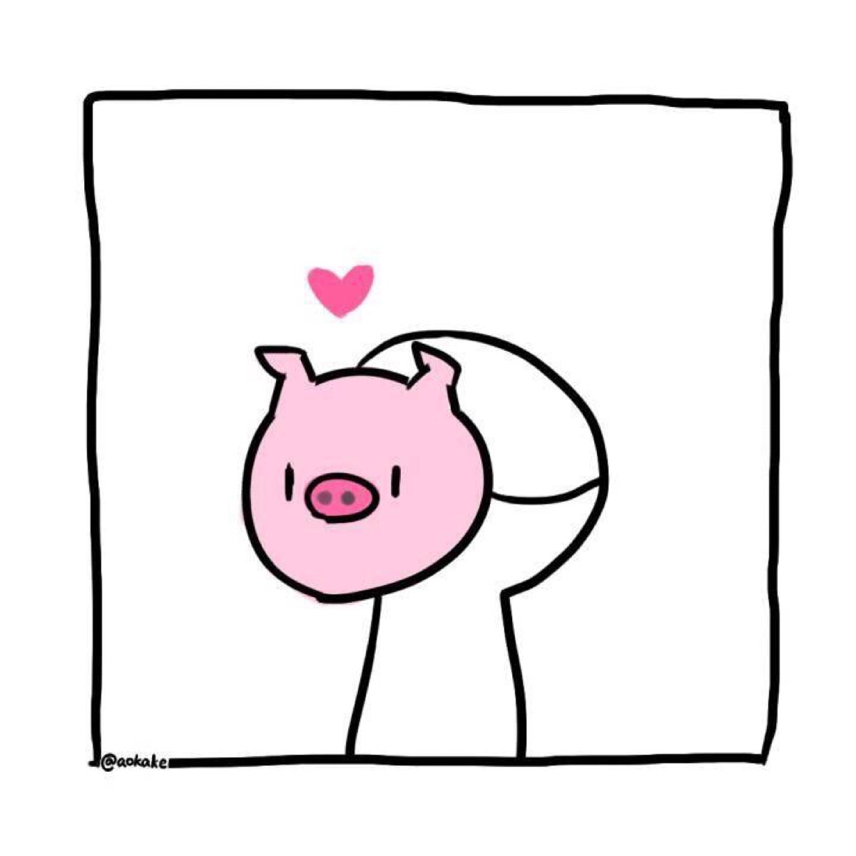 情侣头像白菜和猪可爱图片