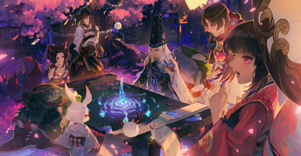 凉糕来源微博阴阳师神乐晴明百八比丘尼山兔