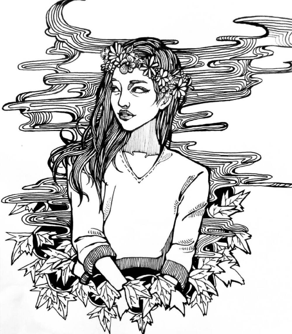 黑白画 - 堆糖,美图壁纸兴趣社区