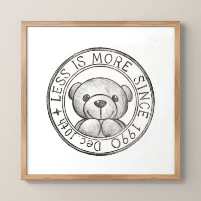 smrzhao纹身设计 小熊