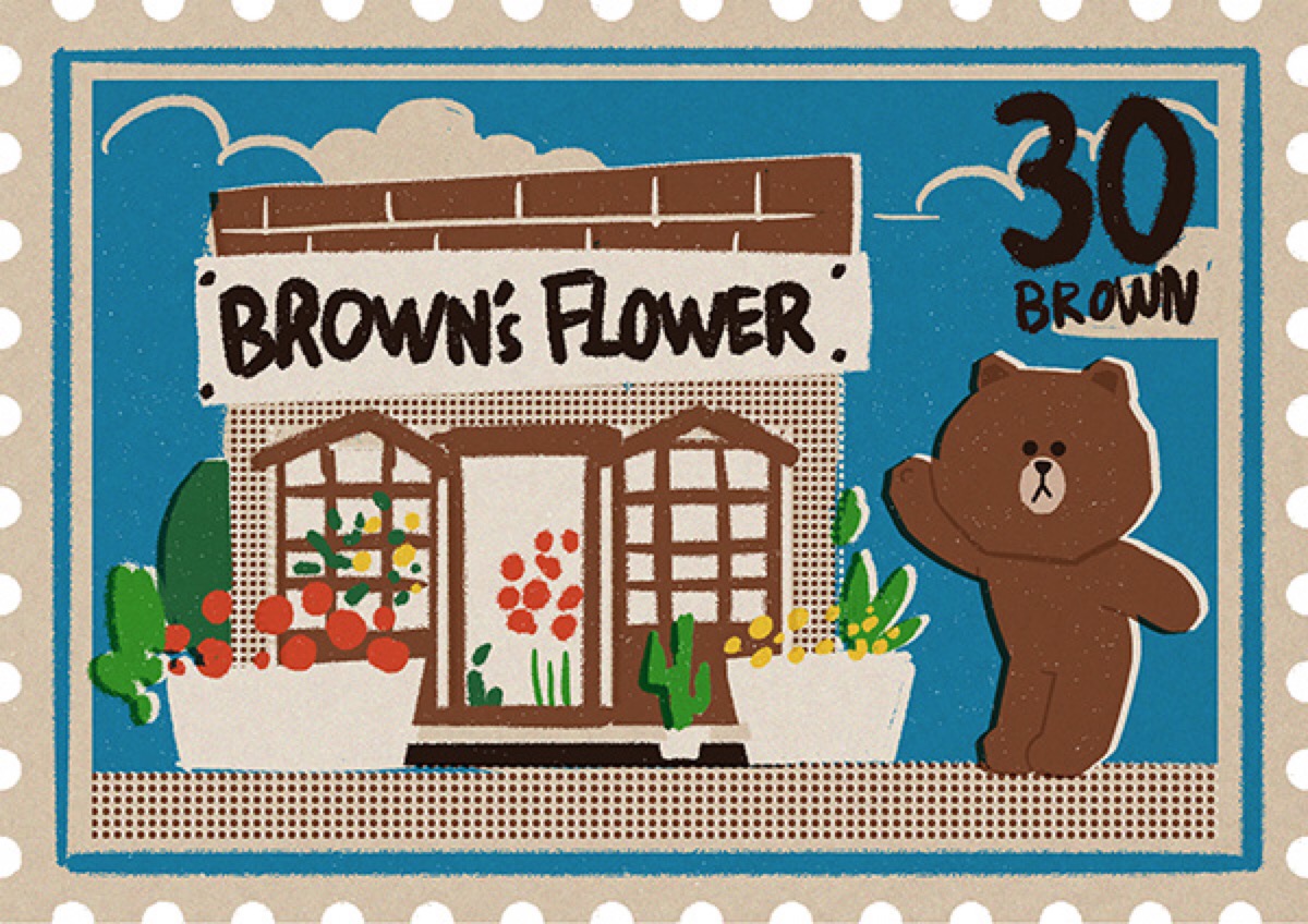 line friends 壁纸 iphone 可妮兔布朗熊 更多line friends壁纸请关注