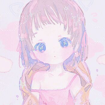动漫头像 女生头像 软妹头像 脸萌萝莉 图源贴吧:@谜忧酱 画师なめぴ