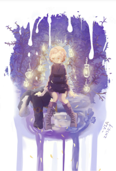 flowertale,flowerfellfrisk undertaleau——flowerfell(frisk)来源半次元 侵删致歉