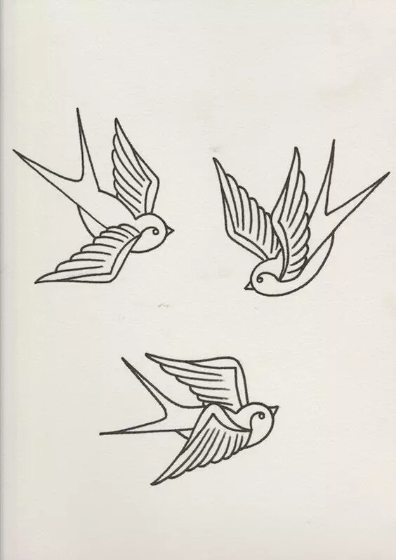 燕子画法简单图片