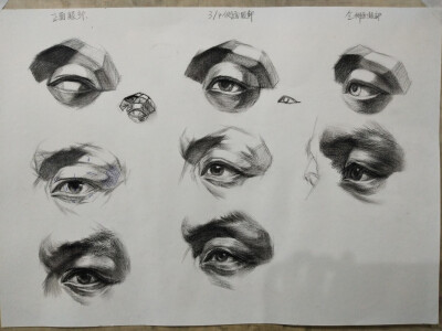 素描头像石膏体