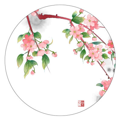 手绘古风花画师:乐兮