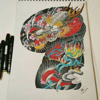 传统纹身 日式纹身 武汉纹身 纹身 刺青 老传统纹身 传统纹身手稿 老