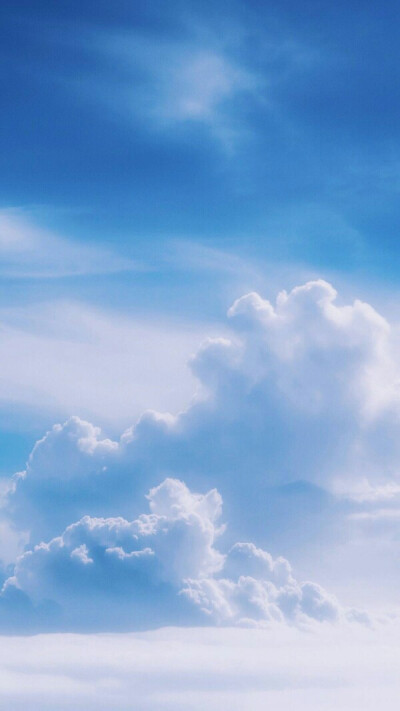 蓝天白云微信背景图图片