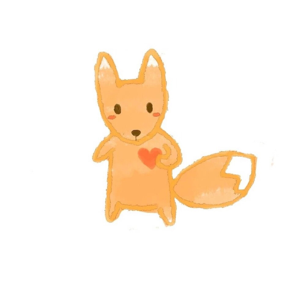 小狐狸头像可爱 动漫图片