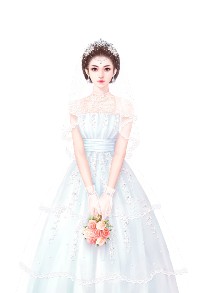 现代立绘 婚纱 - 堆糖,美图壁纸兴趣社区