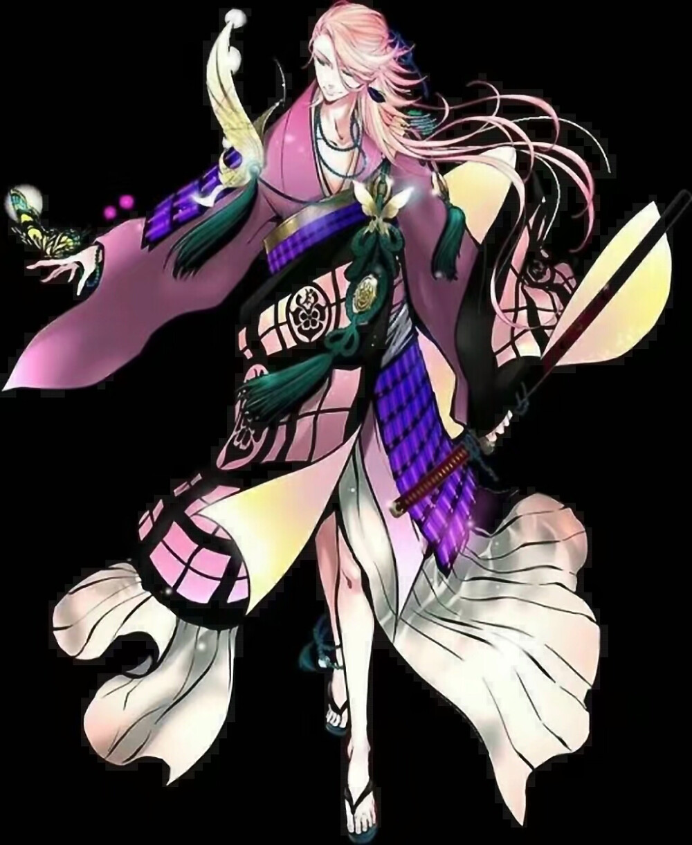 刀剑乱舞宗三左文字极化立绘内番立绘不变所以不公布啦з