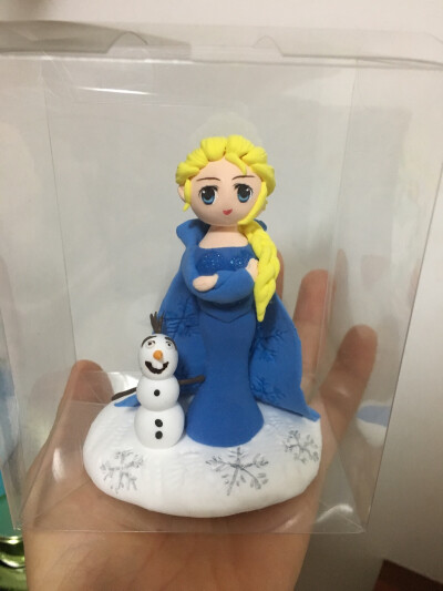 20171107粘土冰雪奇缘艾薇公主