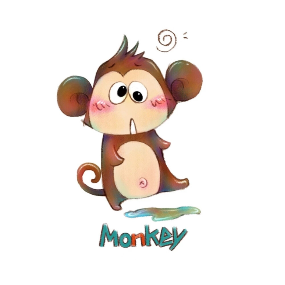 卡通版十二生肖monkey
