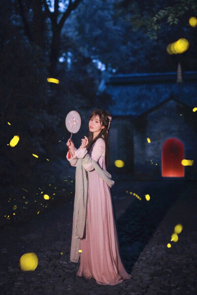 你有多久没有看过漫天飞舞的萤火虫了?"银烛秋光冷画屏.