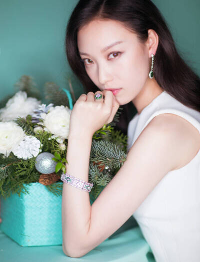 倪妮 蒂芙尼圣诞点灯仪式