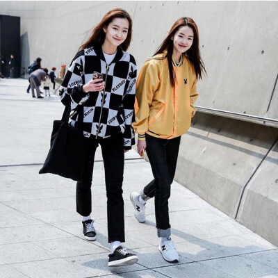 韩国双胞胎模特 姐妹ins图片