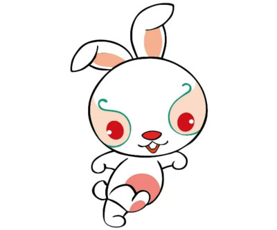 十二生肖吉祥物卡通形象欣赏——兔