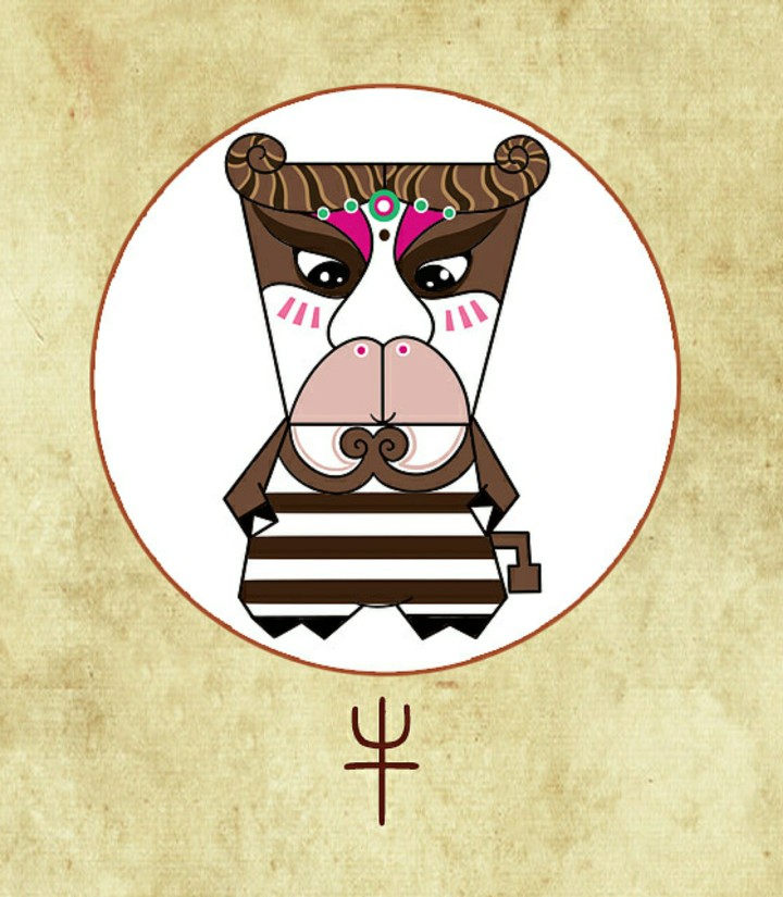 十二生肖形象设计系列一牛