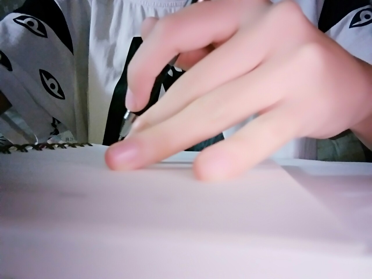 深夜 写作业
