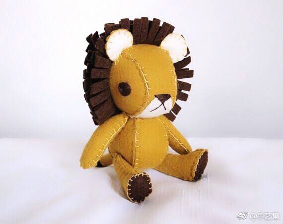 不织布,立体,狮子