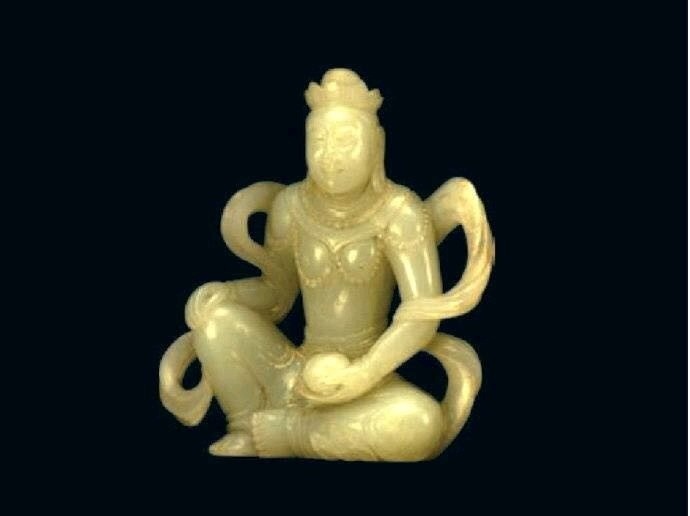 【明代玉雕人物】1.北京艺术博物馆明代玉佛像2.