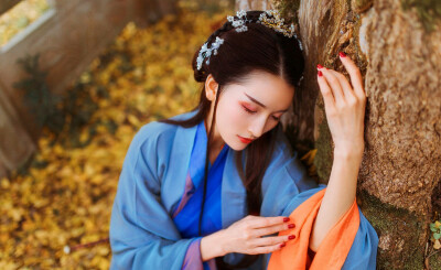古风女子妖娆