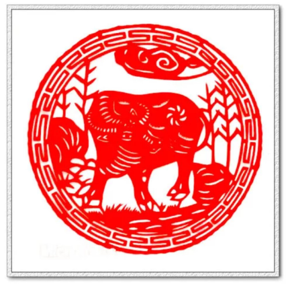 精品收藏*十二生肖剪纸——牛